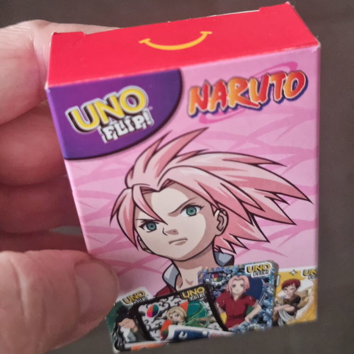 Uno Flip! Naruto card game like new