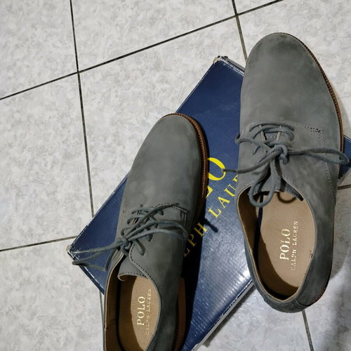 Ralph Lauren Torrington NT grey shoes like new, size 45