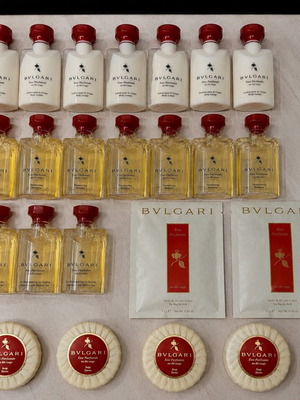 Bvlgari perfume set, 23 pieces