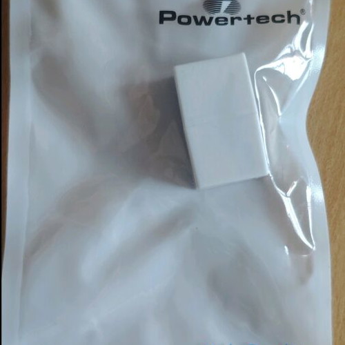 Powertech Telephone Adapter (Moufa) RJ11 CAB-T021 White New