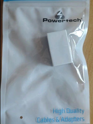 Powertech Telephone Adapter (Moufa) RJ11 CAB-T021 White New