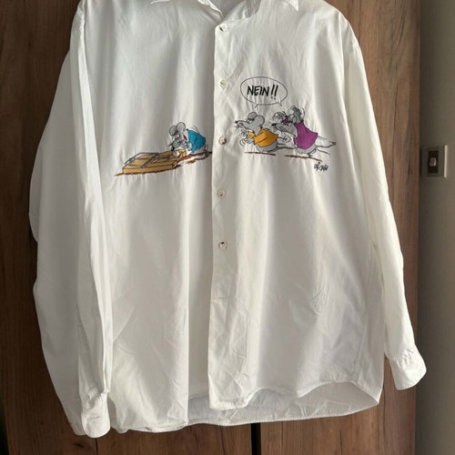 Votum Jaques Britt vintage man t-shirt size L white like new