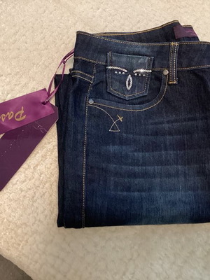 Passiontex Jeans New Size 54 Blue Stretch