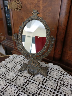 Bronze vintage mirror used