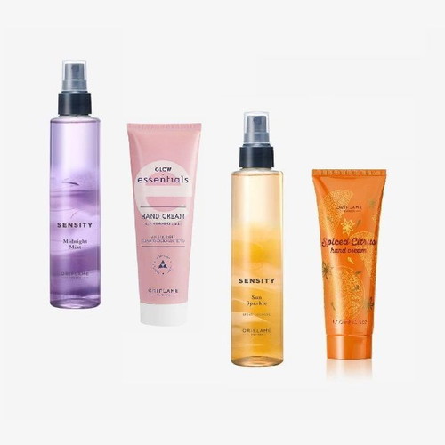 Oriflame body lotion and cream set new