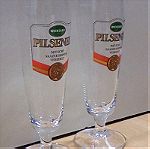  Wickuler pilsener beer διαφημιστικό σετ 2 ποτηριών