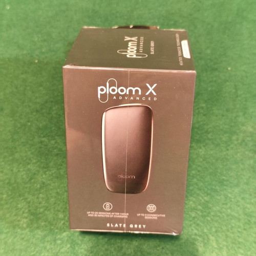 Ploom X Advanced heated tobacco device, slate grey
