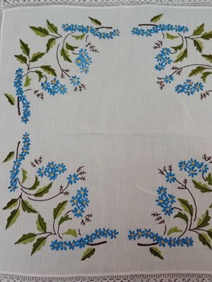 Handmade embroidery in excellent condition