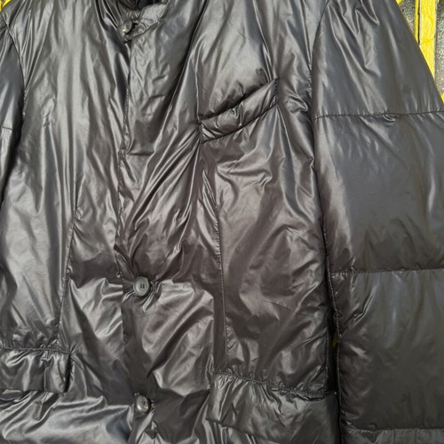 Giuliano Fujiwara blazer-cut puffer jacket like new, size M, black