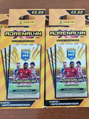 Panini Adrenalyn XL 2021 new, 2 blister FIFA 365 2021