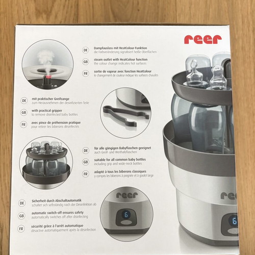 Reer Sterilizer for Bottles and Feeding Utensils like new