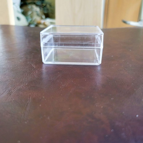 Transparent Plastic Boxes with Lid for Wedding and Baptism Favors, 290 pcs new