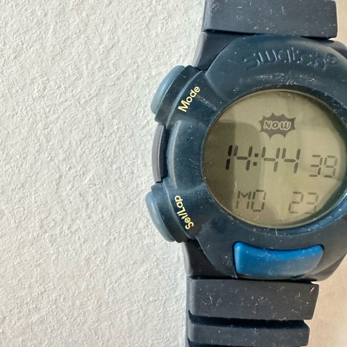 Swatch Provider Static watch used, blue unisex