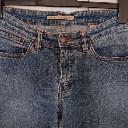Sergio Valante mid rise vintage jeans like new, blue