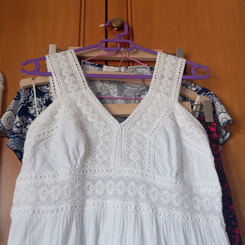 Women's dress made of Indian cotton
