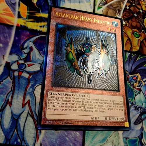 Atlantean Heavy Infantry RA04 Prismatic Ultimate Rare Yu-Gi-Oh! card