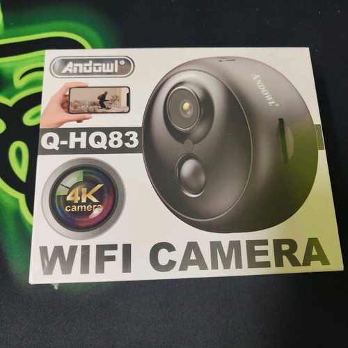 Andowl Q-HQ83 Rechargeable Camera 1200mah Wifi New