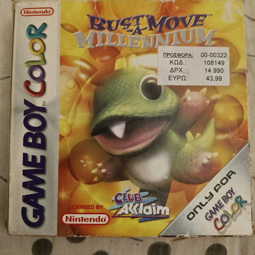 Nintendo Game Boy Color Bust-a-move Millennium game used