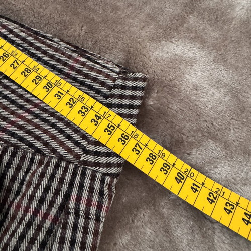 Vintage plaid high-waisted shorts