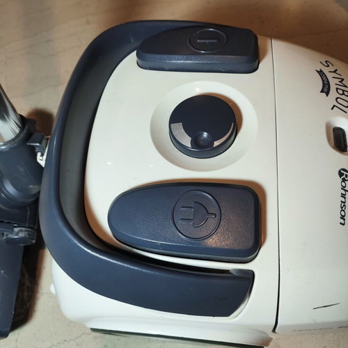 Rohnson Symbol R-119 Vacuum Cleaner used, 1200W, white and blue