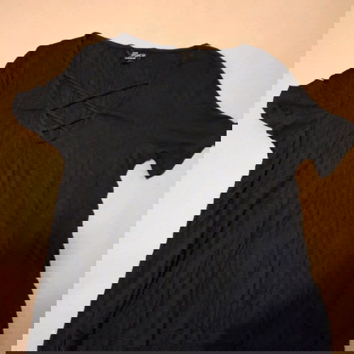 Topshop μπλουζάκι μεταχειρισμένο, νούμερο 36, μαύρο με τιράντες