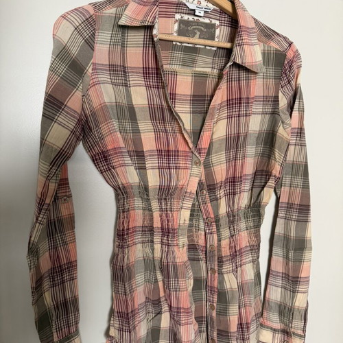 Tally Weijl checked shirt size 36 used, multicolor