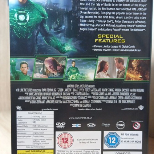 The Green Lantern DVD like new with English subtitles
