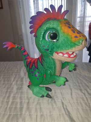 FurReal dinosaur like new, box only, missing parts