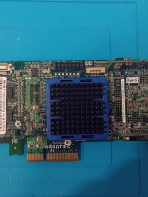 Adaptec ASR-3405 128MB SAS SATA controller used