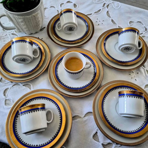 Coffee cup set of 6 like new, Bavaria, Johann Seltmann Vohenstrauß