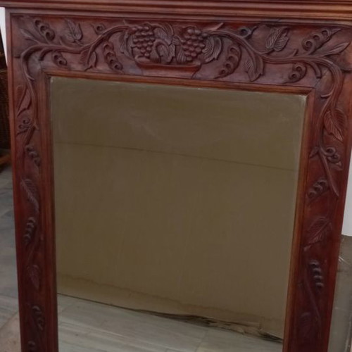 Carved mirror new 130x92