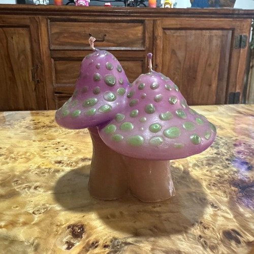 Decorative candles new mushroom-shaped colorful