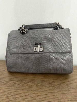 KEM grey shoulder and crossbody bag