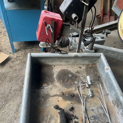 Rotisserie with two motors and two spits, like new