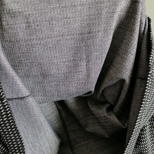 Deppy Joo women's blouse like new, black and gray, size M