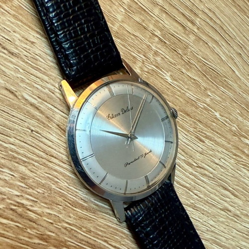 Citizen Deluxe Vintage wristwatch like new with new leather strap