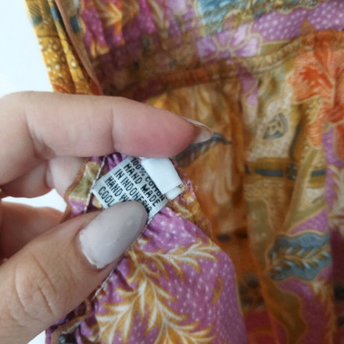 Summer mini dress like new, multicolor, 100% cotton
