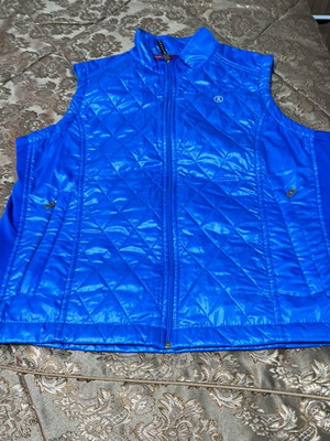 Authentic Bogner men's vest electric blue like new, size L