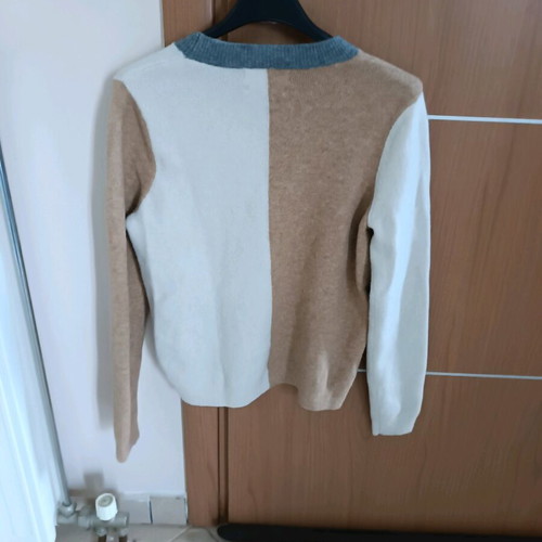 Mango two-tone pullover like new, size S