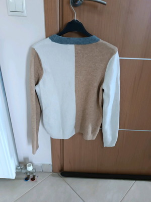 Mango two-tone pullover like new, size S