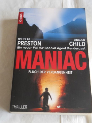 Maniac Douglas Preston Lincoln Child used paperback book in German