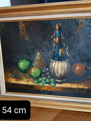 Πίνακας ζωγραφικής still-life σαν καινούργιος με υπογραφή καλλιτέχνη