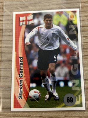 Steven Gerrard World Cup 2006 sticker new