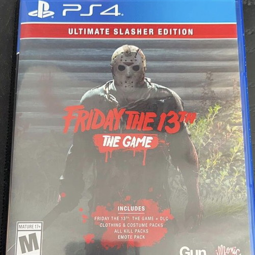 Friday the 13th Ultimate Slasher Edition PS4 game, like new