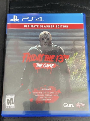 Friday the 13th Ultimate Slasher Edition PS4 game, like new