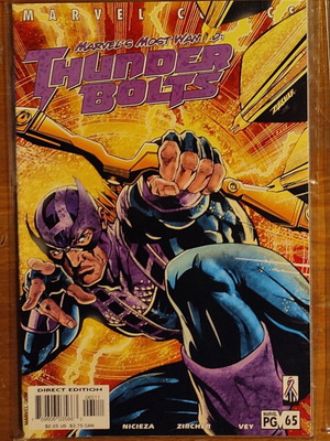 Thunderbolts Marvel Comics used, foreign language (1997)