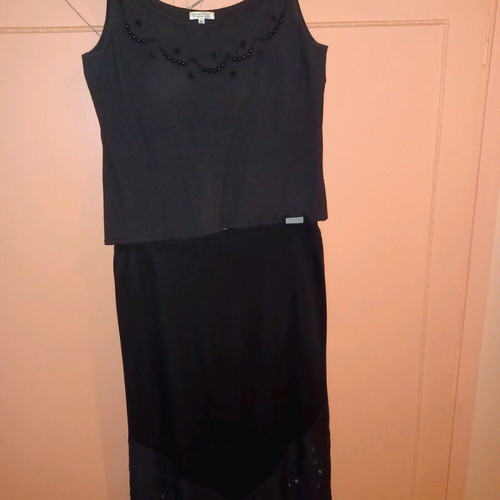 Sev Triko top-skirt set used, size XL, black