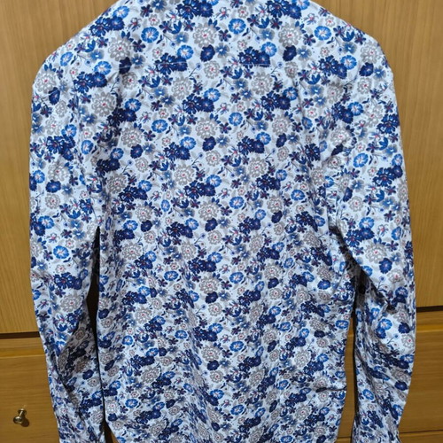 Tony Antonacci men's shirt size M slim fit floral pattern
