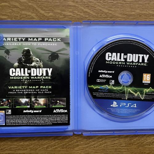 Call of Duty Modern Warfare Remastered PS4 game