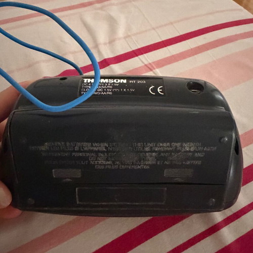 Thomson RT203 Portable 2 Band Radio used, FM/AM/MW